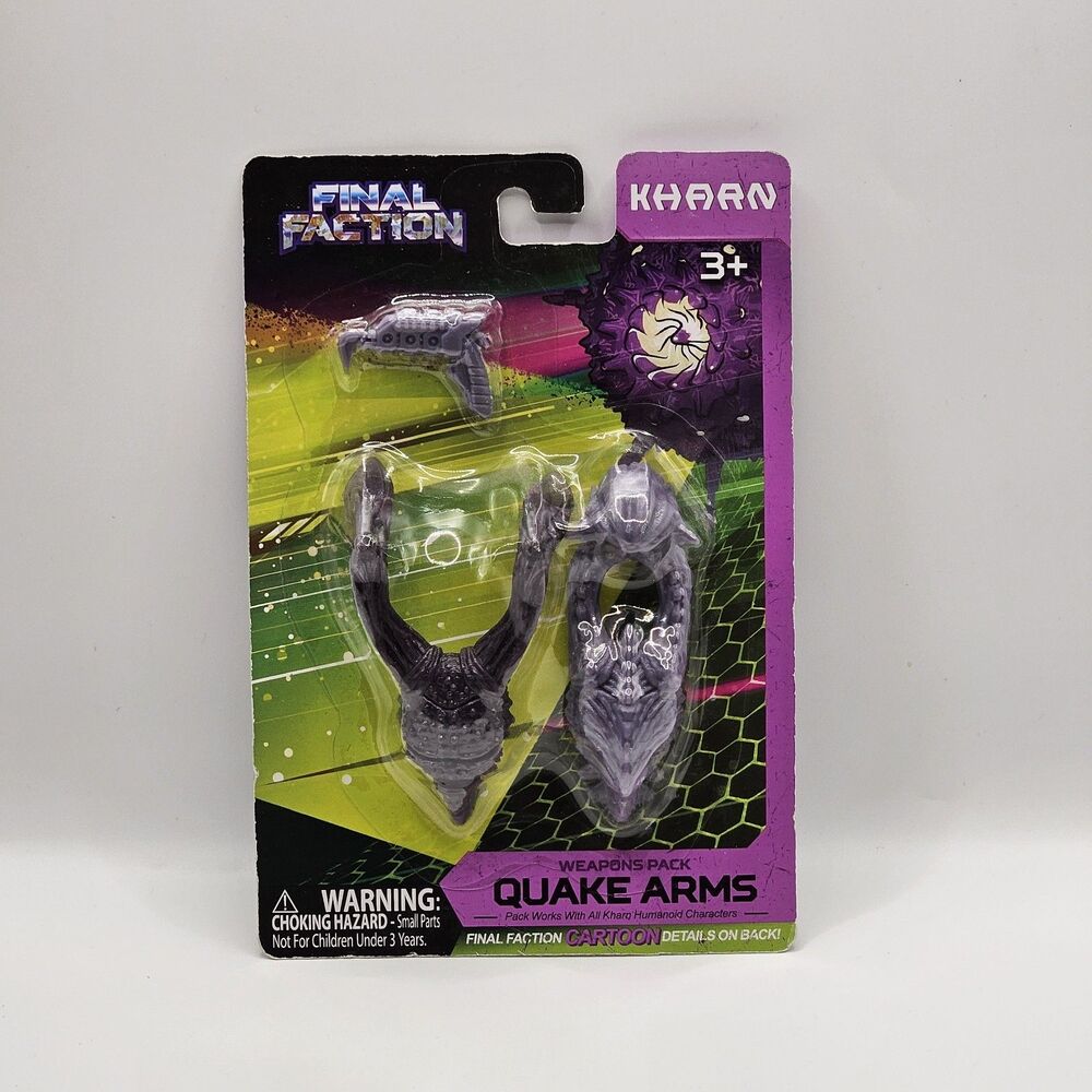 Final Faction Kharn Quake Arms Weapons Pack New Sealed Action Figure Accessories